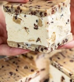 Cookie dough ice cream sandwiches