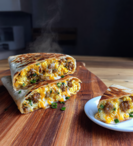 Crispy Breakfast Crunchwrap